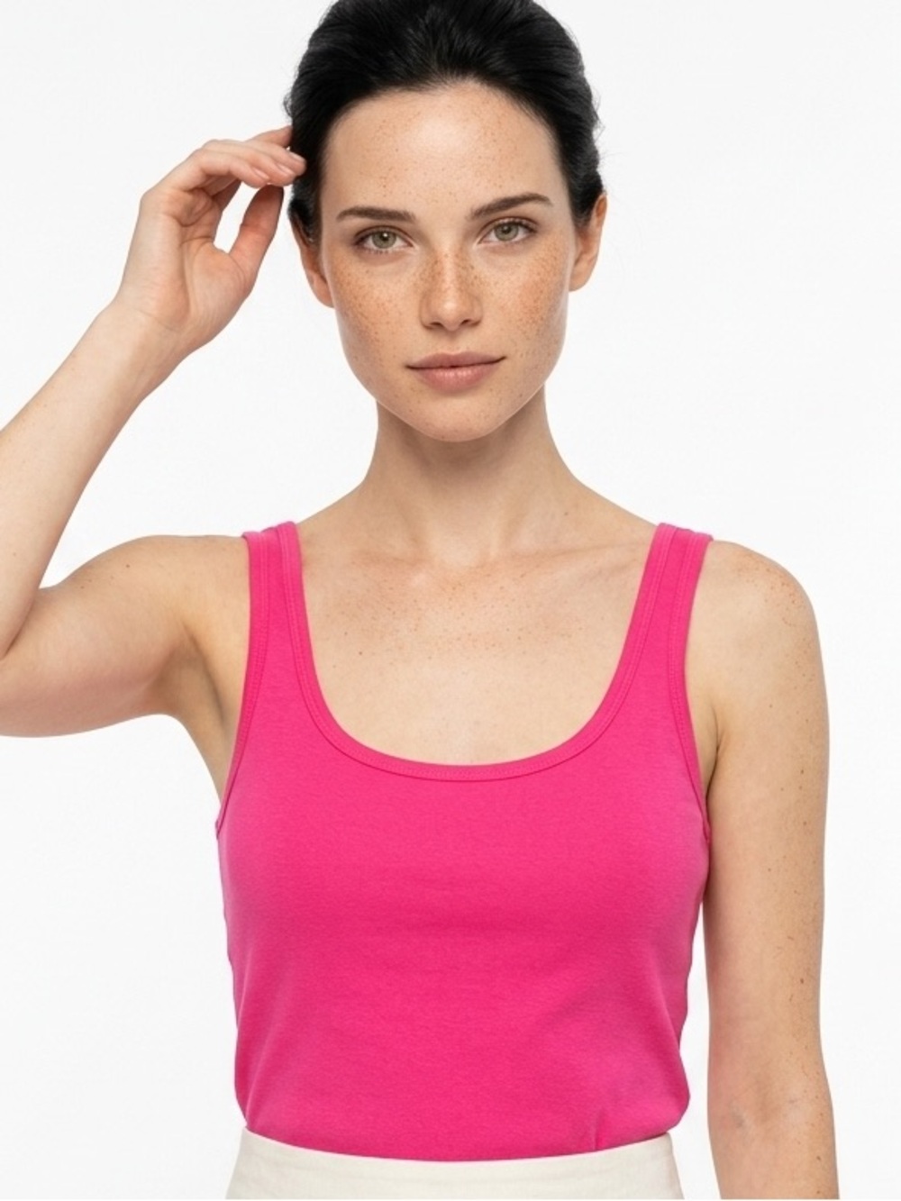 LILLY PULITZER | Pink Scoop Neck Fitted Stretchy Tank Top Women’s Size X-Small